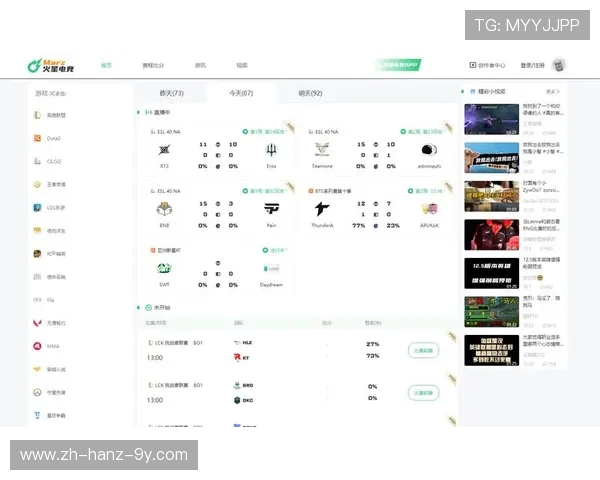 全球电竞赛事实时比分与战队数据深度解析平台